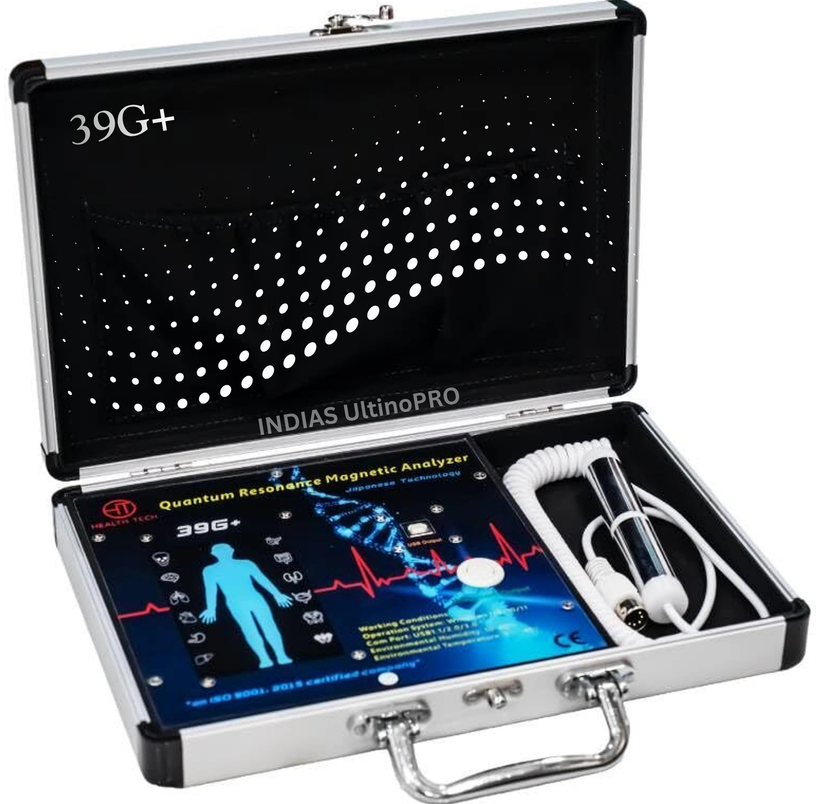 Quantum Resonance Magnetic Body Analyzer with Hand Rod) 39 g