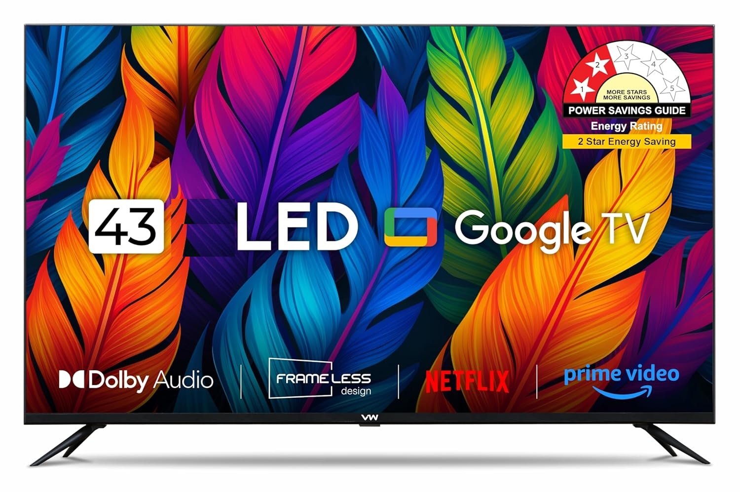 ULP VW 109 cm (43 inches) Pro Series 4K Ultra HD Smart ZLED Google TV VW143GQ1