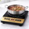 UltinoPro M-15 Induction Cooktop 2200W with Digital Touch Control, Auto-Off Safety, 8 Cooking Modes, Works with All Cookware, Black